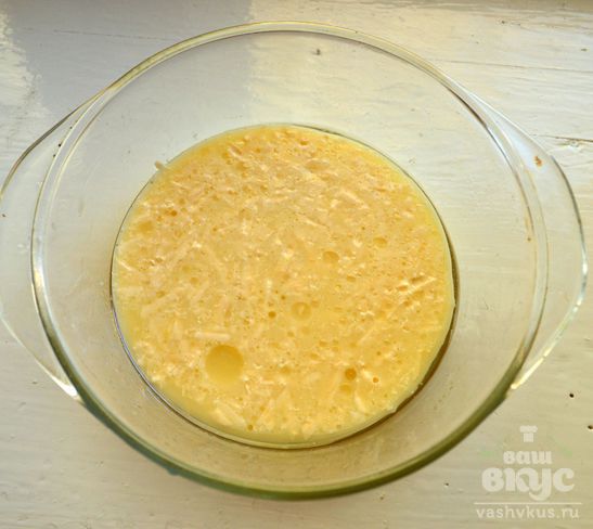 Сырный омлет в духовке