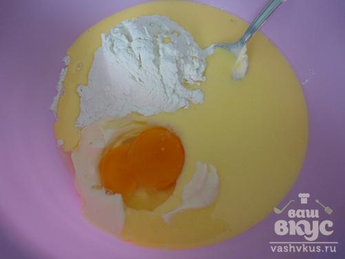 Капустный пирог с яйцом
