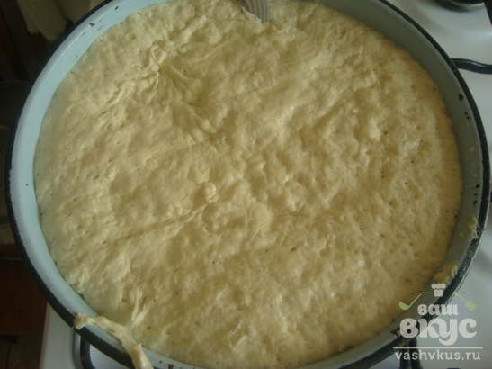 Дрожжевое тесто на кефире для жареных пирожков 