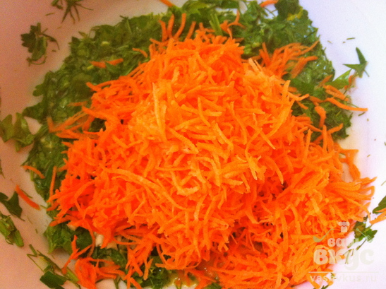 Оладьи морковно - кабачковые