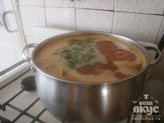 Суп харчо с перволой крупой