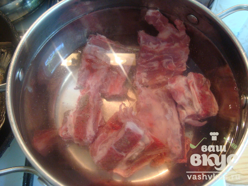 Суп из свинины на кости - рецепт с фото, как варить на территория-исцеления.рф