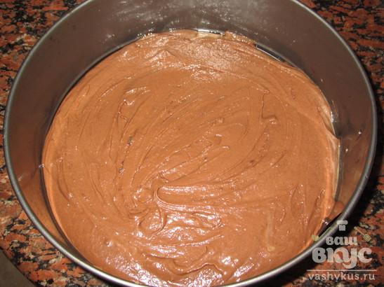 Творожно - шоколадный пирог