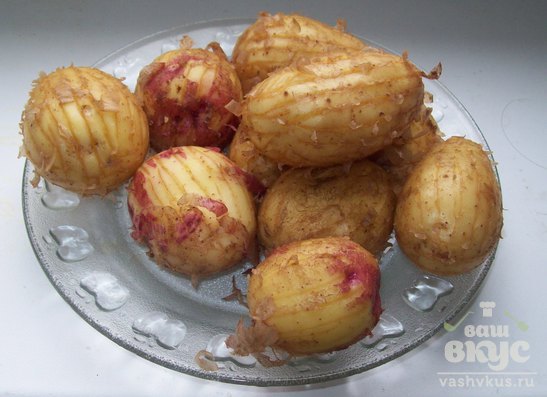 Жареный картофель с чесноком "Орешек"