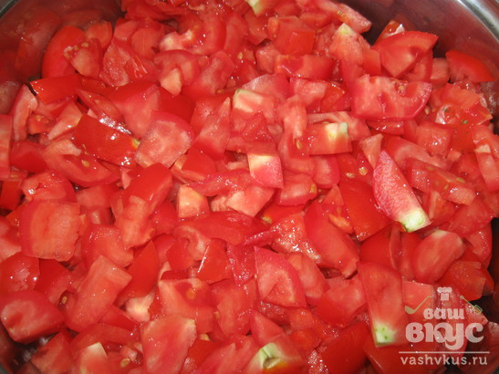 "Суповая" заготовка из помидор и зелени на зиму