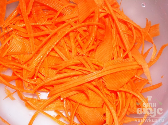 Баклажаны по-корейски с морковью