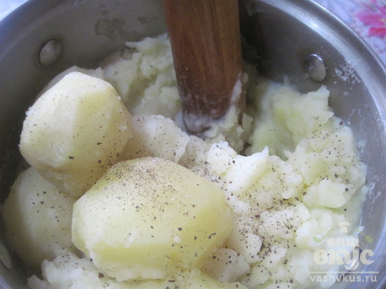 Жареные подберезовики с картофельным пюре