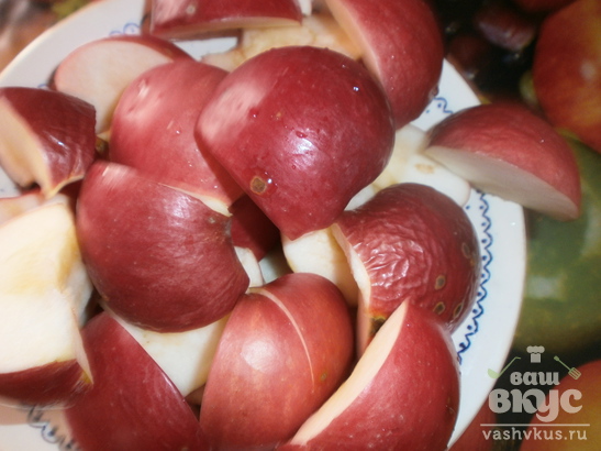 Аджика из помидоров и перцев с яблоком на зиму "Дамский горлодер" 
