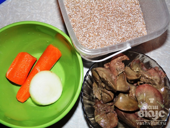 Ячневая каша с морковью и луком в мультиварке