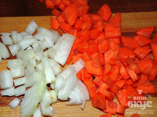 Ячневая каша с морковью и луком в мультиварке