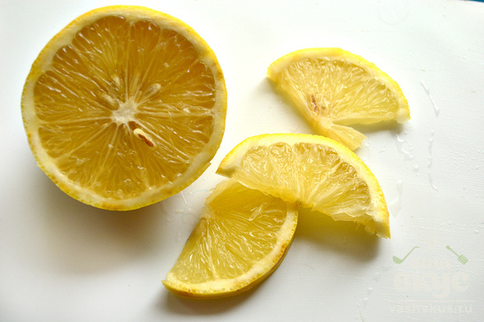 Креветки в имбирно - лимонном маринаде
