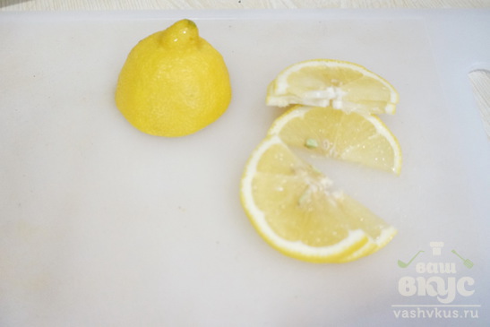 Куриные ножки с лимоном  и оливками