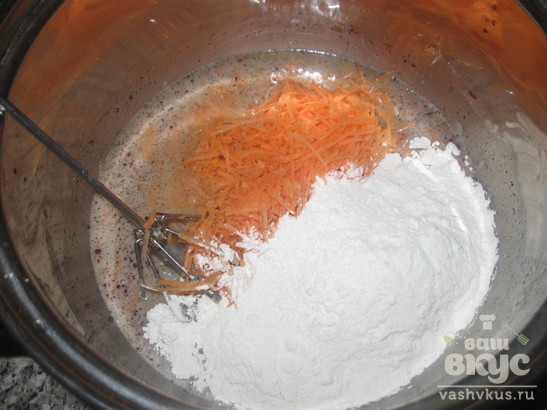 Кексы медово - морковные с корицей