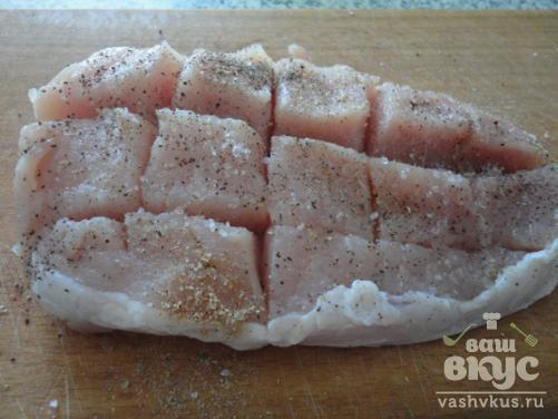 Свиное филе, запеченное со специями в фольге