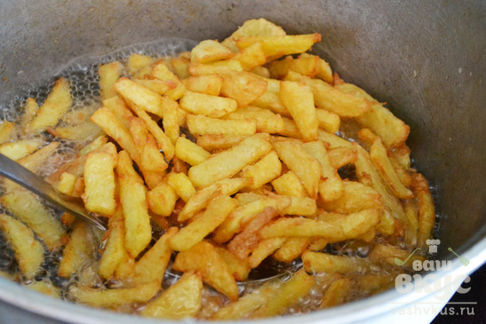 Картошка-фри в казане