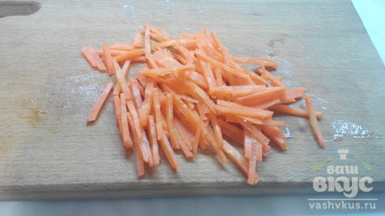 Салат "Сырный поцелуй" с морковью