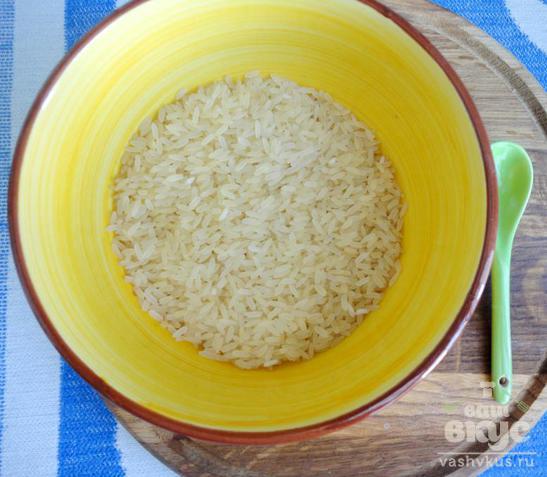 Рис по-японски с соевым соусом