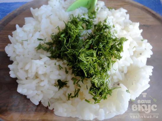 Рис по-японски с соевым соусом