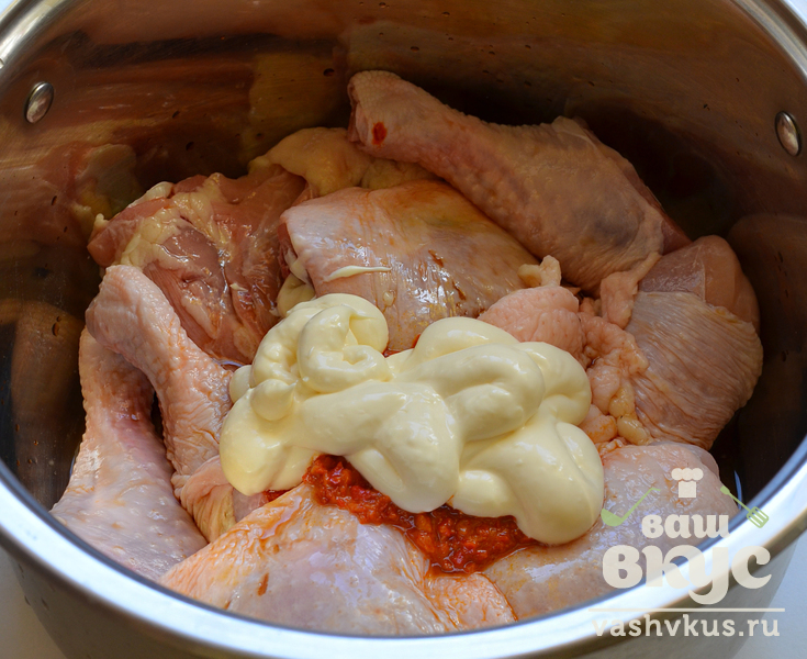 Маринад для курицы в духовке
