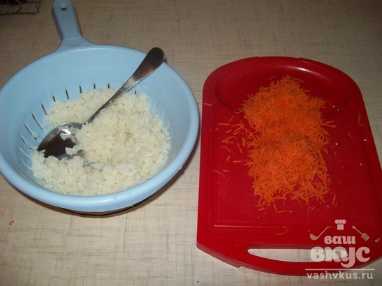 Морковно - рисовая запеканка как в детском саду
