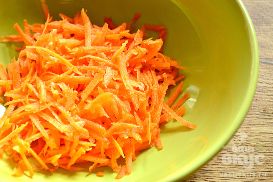 Закуска из моркови, чеснока и имбиря