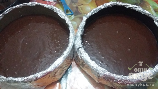 Кофейно - шоколадные коржи для торта