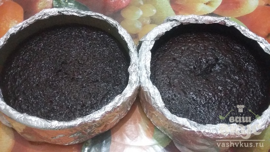 Кофейно - шоколадные коржи для торта