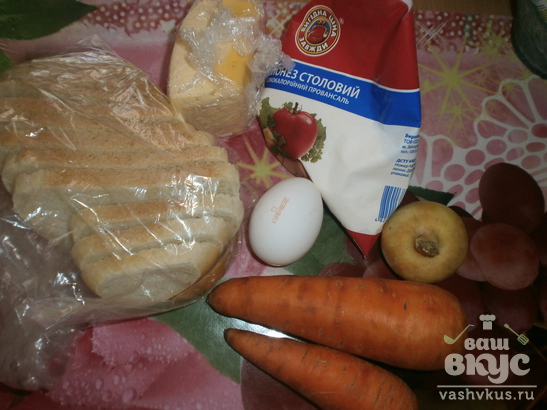 Бутерброды с морковью в духовке
