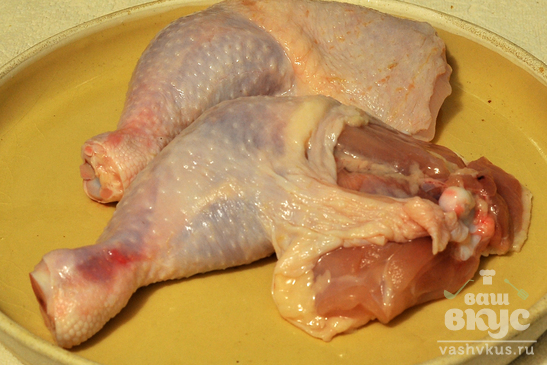 Курица в горчице с панировкой болонез