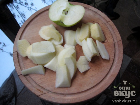 Салат из мандаринов с яблоками