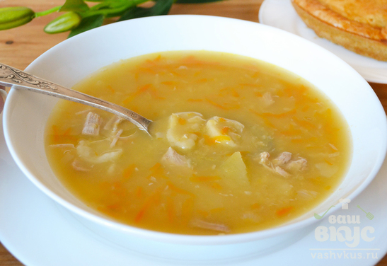 Гороховый суп с галушками