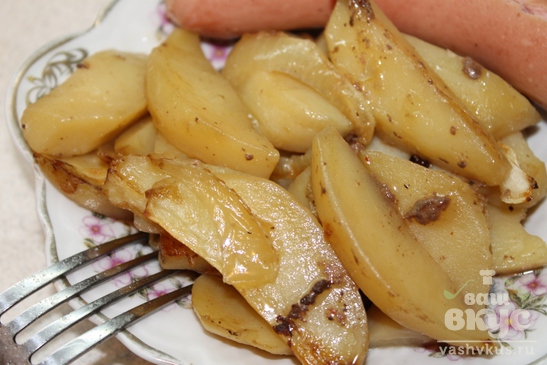 Запеченный картофель в курином жире