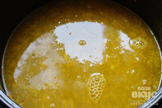 Куриный суп с сырными клецками в мультиварке