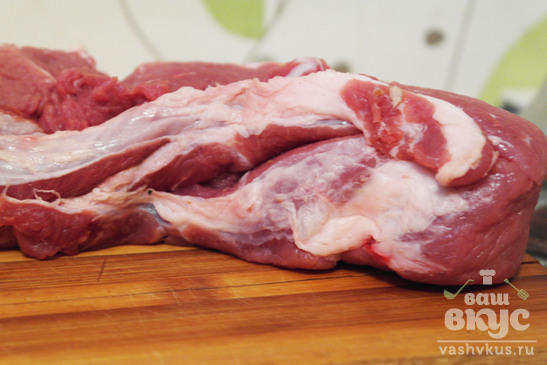 Запеченное мясо свинины в фольге